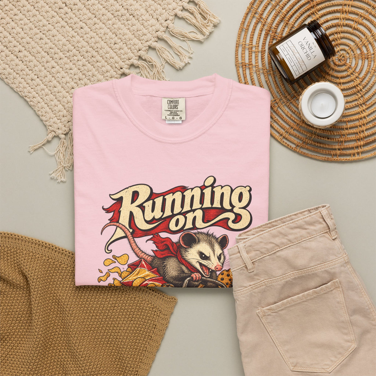 Running on Spite and Snacks — Garment-Dyed Tee