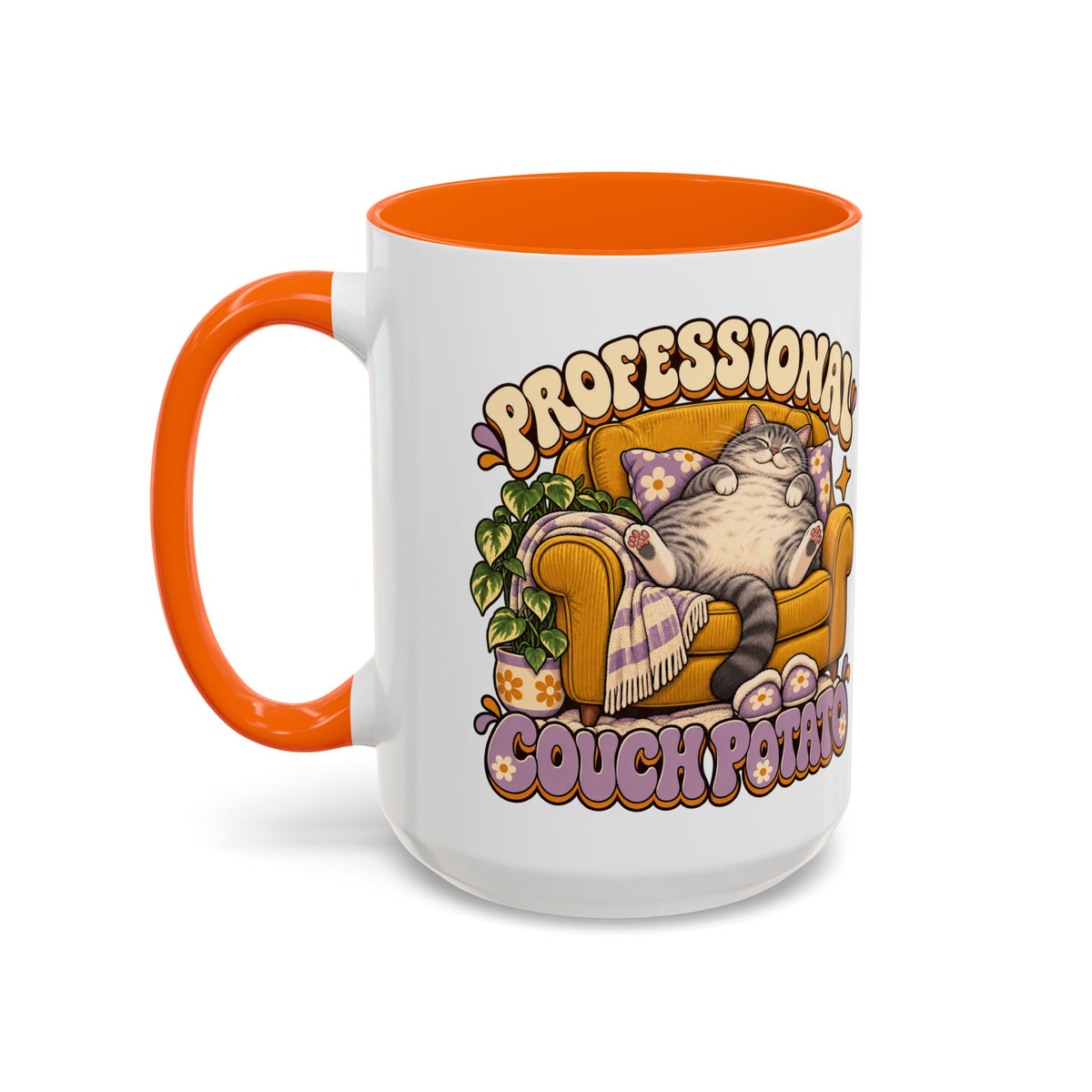 Couch Potato — Custom Pet Portrait Accent Mug