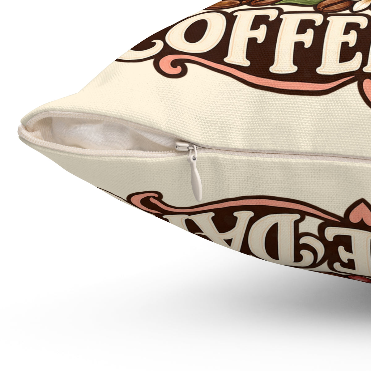Coffee Companion — Custom Pet Portrait Portrait Pillow