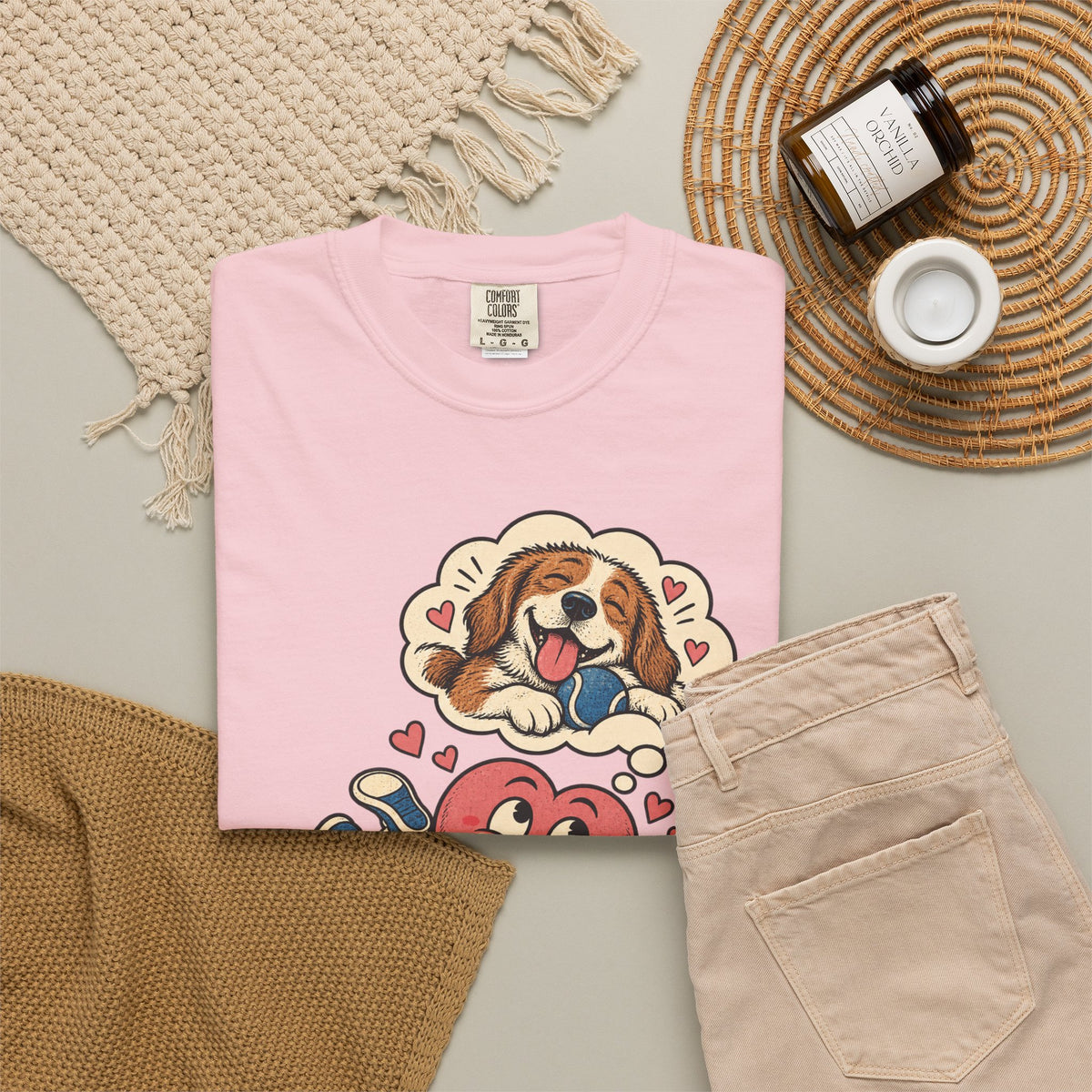 Probably Thinking About My Dog — Garment-Dyed Tee