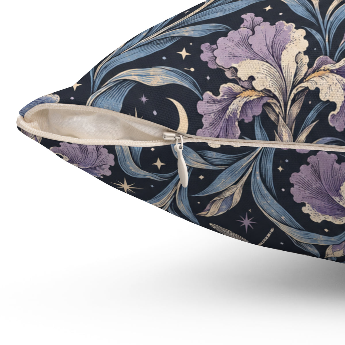 Iris Nocturne Pattern — Accent Pillow