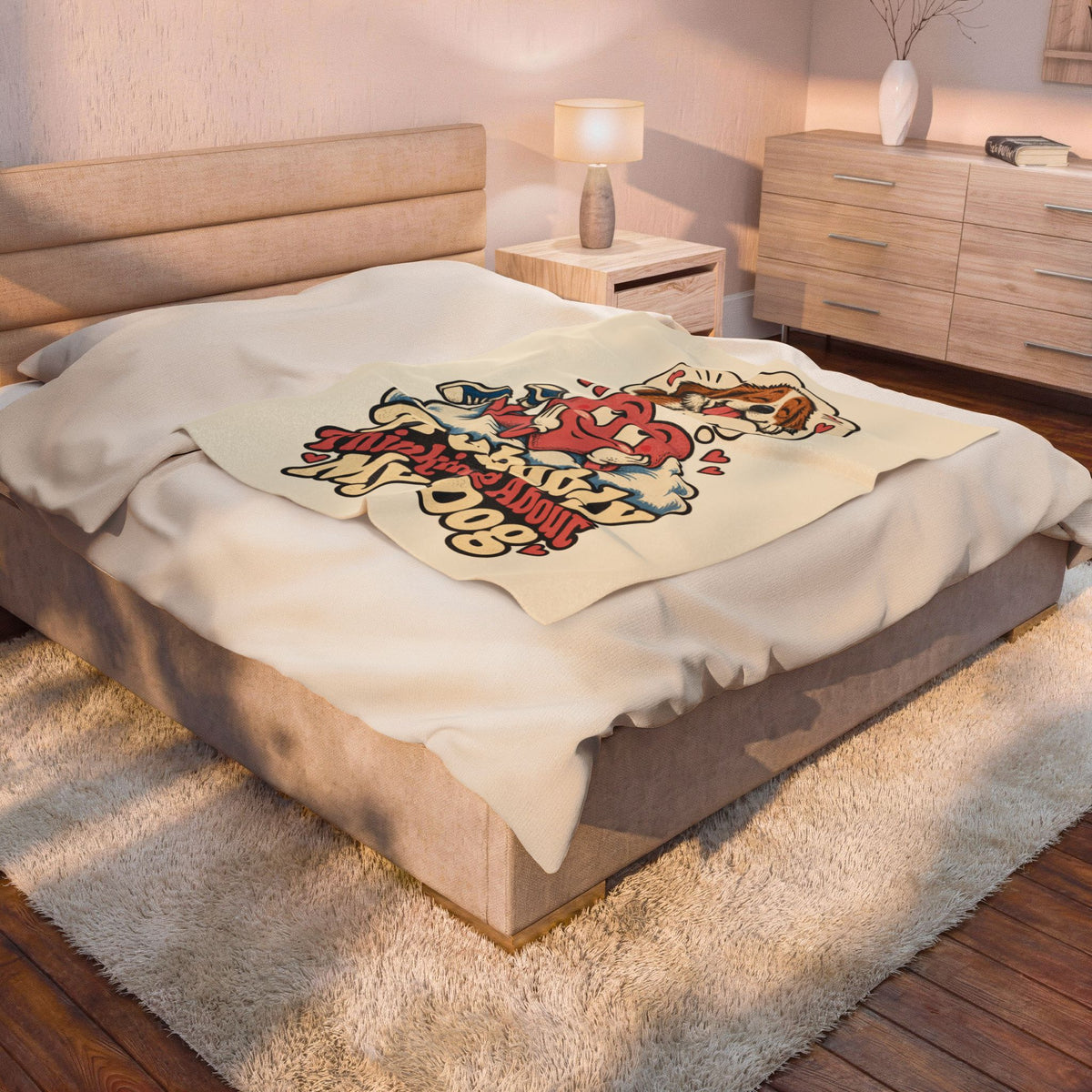 Your Pet, Your Plush Blanket — Custom Illustrated Pet Portrait