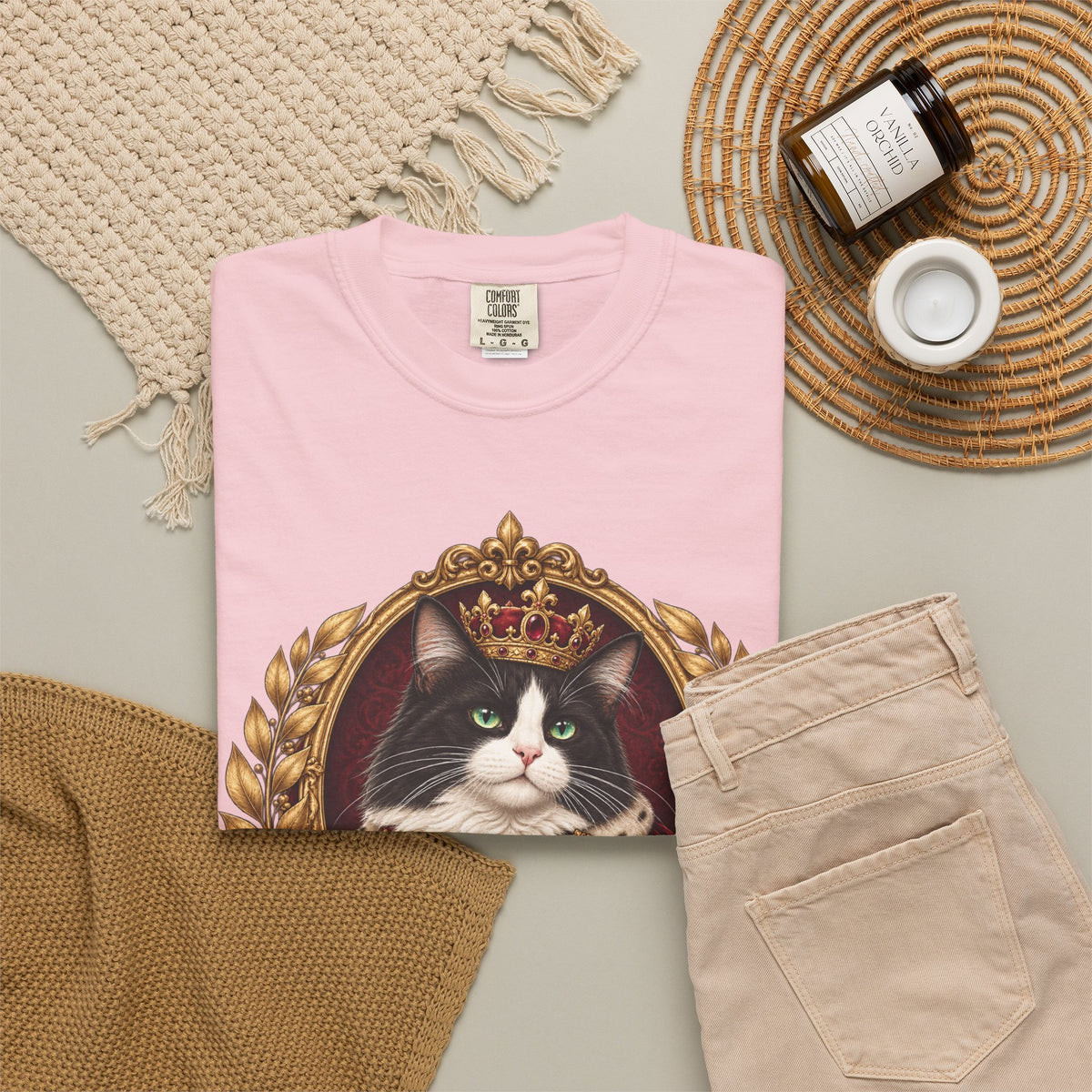 Royal Pet — Custom Pet Portrait Premium Tee