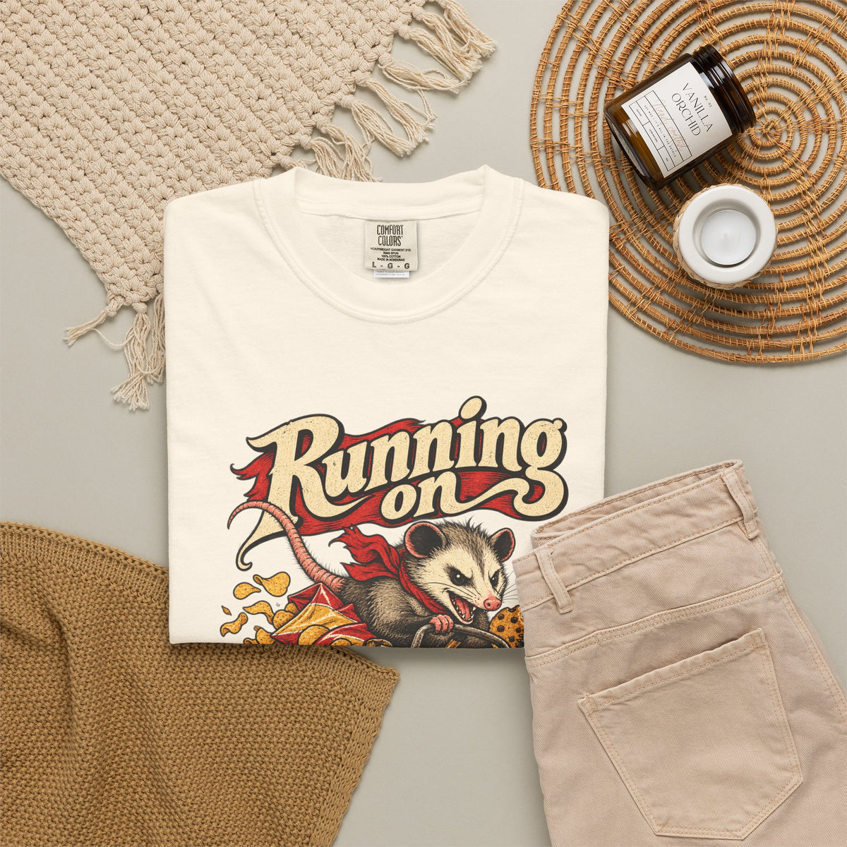 Running on Spite and Snacks — Garment-Dyed Tee