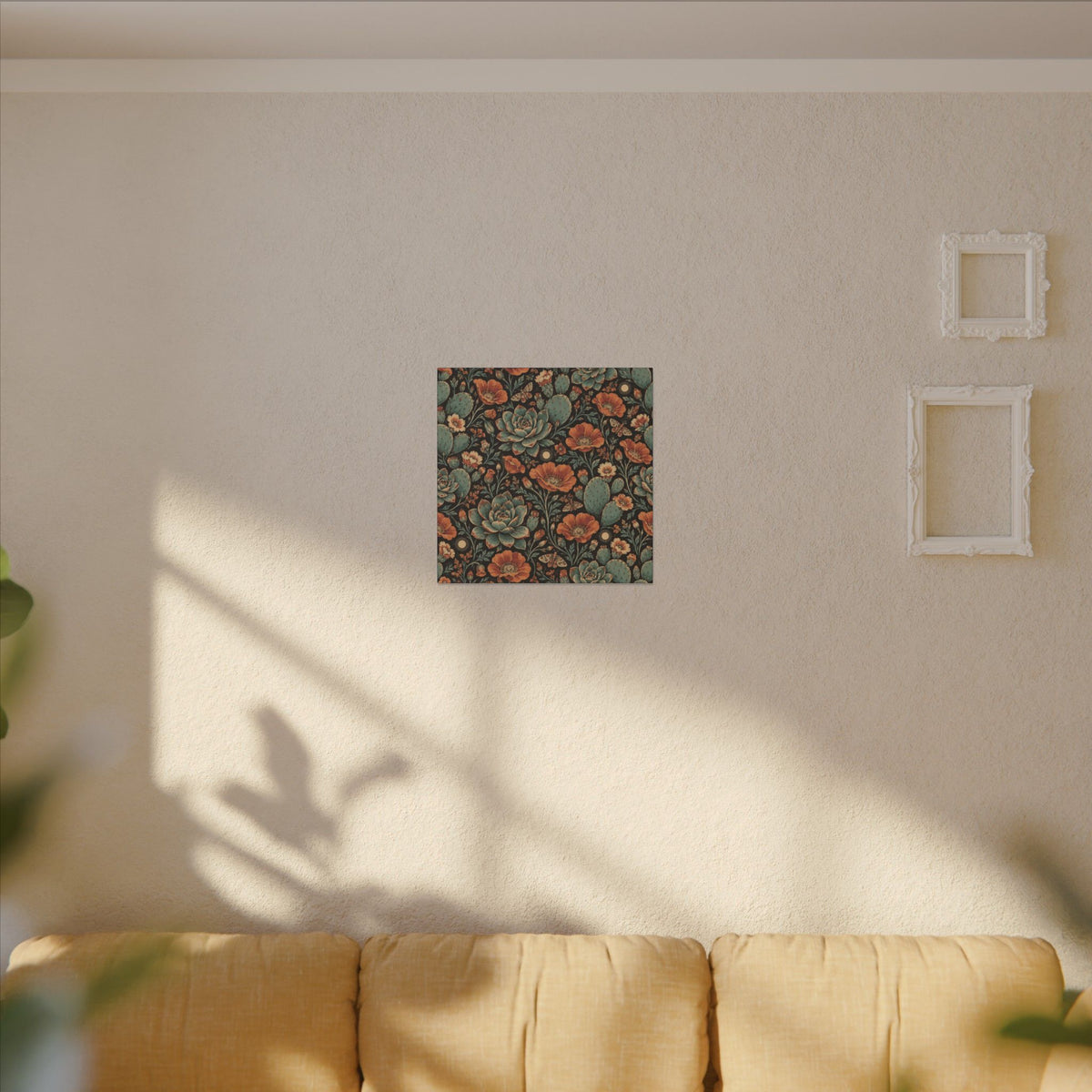 Desert Afterglow Pattern — Matte Stretched Canvas