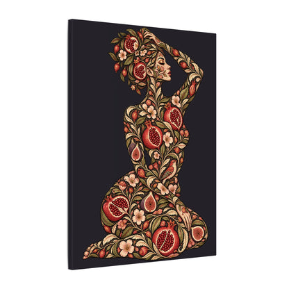 Wild Orchard Reverie — Matte Stretched Canvas