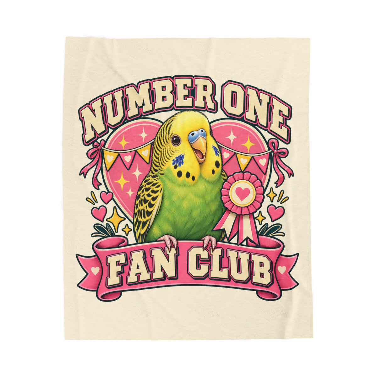 Pet Fan Club — Custom Pet Portrait Plush Blanket