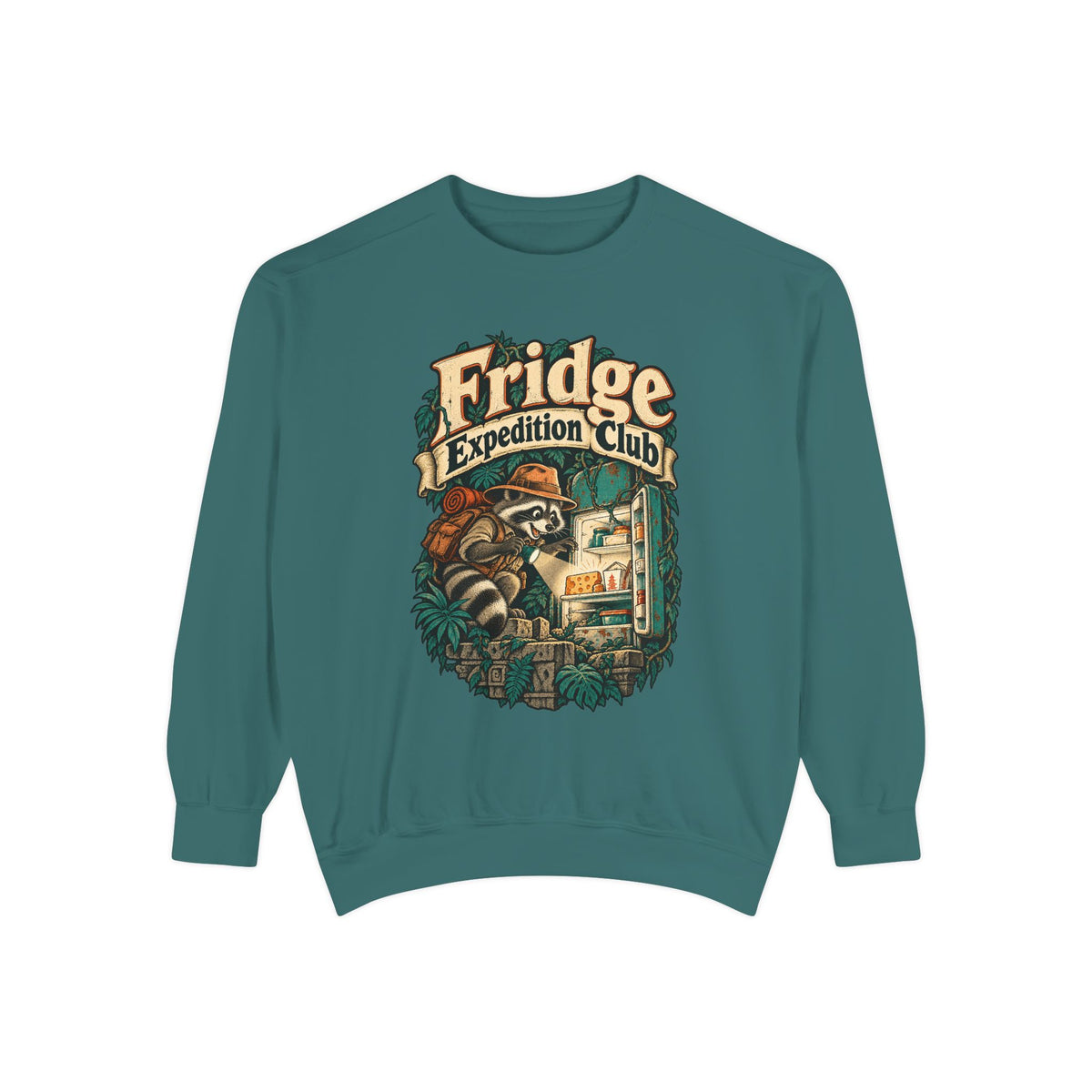 Fridge Expedition Club — Garment-Dyed Crewneck