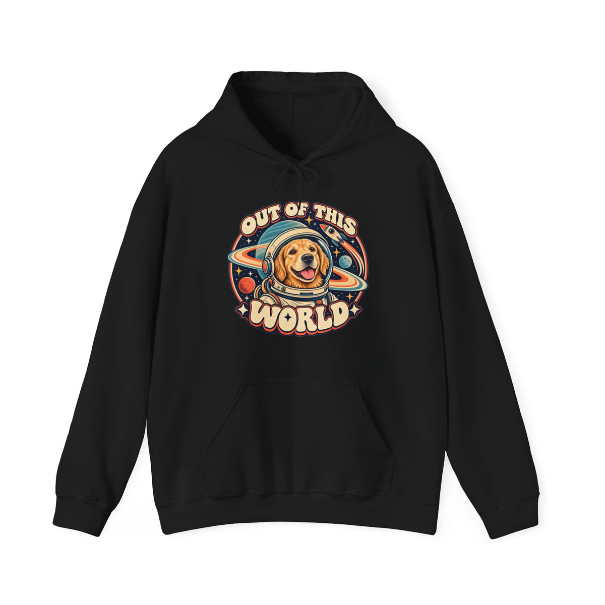 Space Cadet — Custom Pet Portrait Hoodie