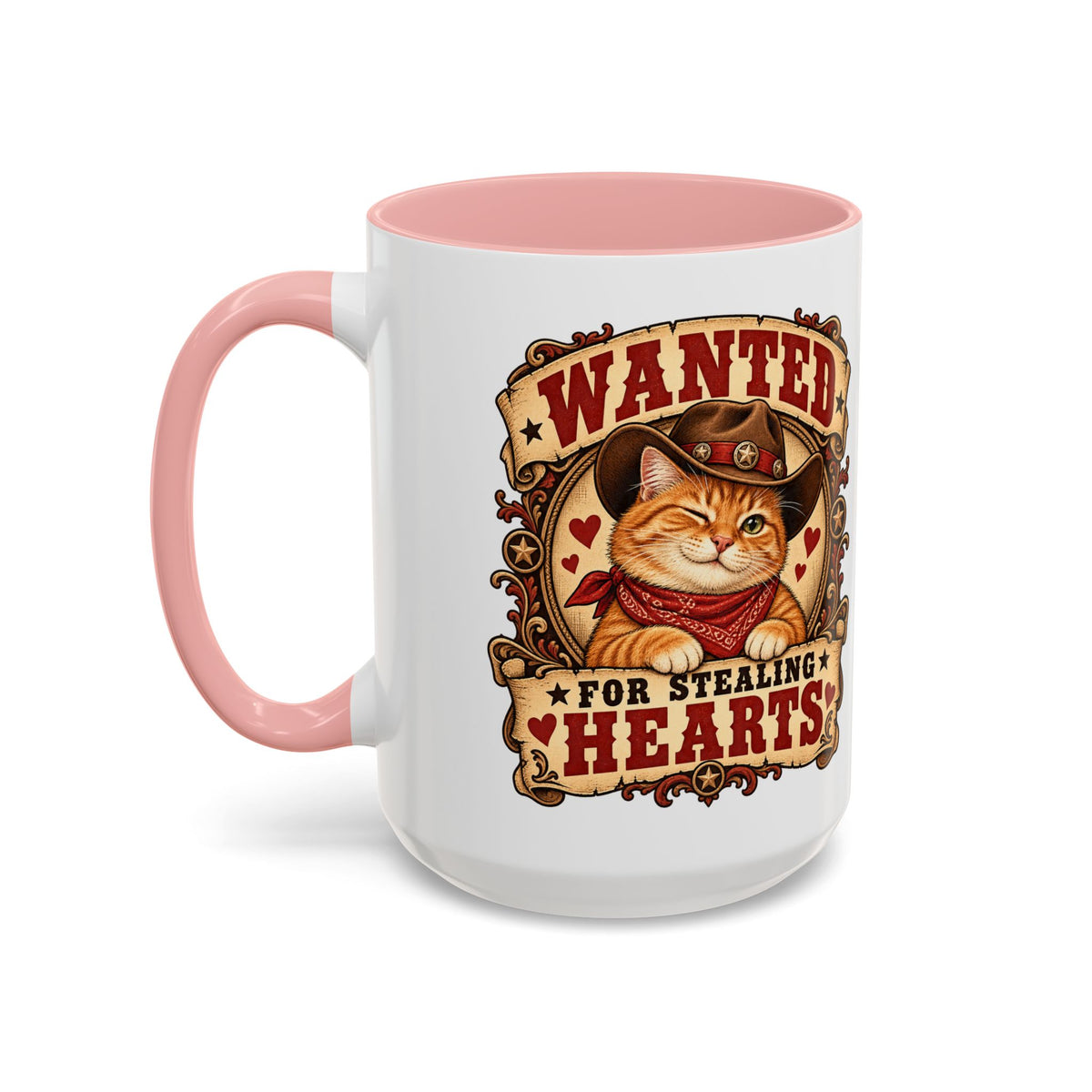 Heart Thief — Custom Pet Portrait Accent Mug