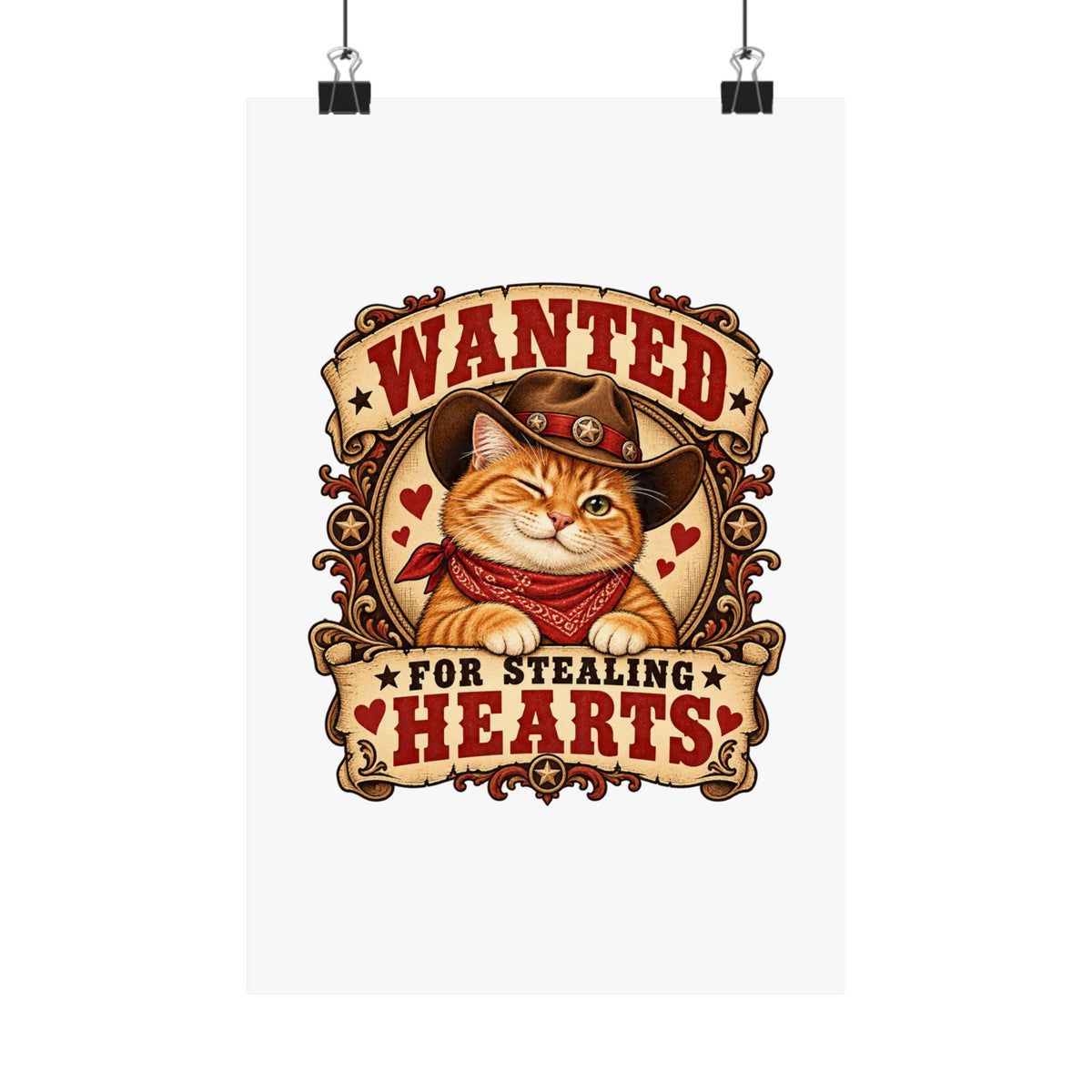 Heart Thief — Custom Pet Portrait Matte Art Print
