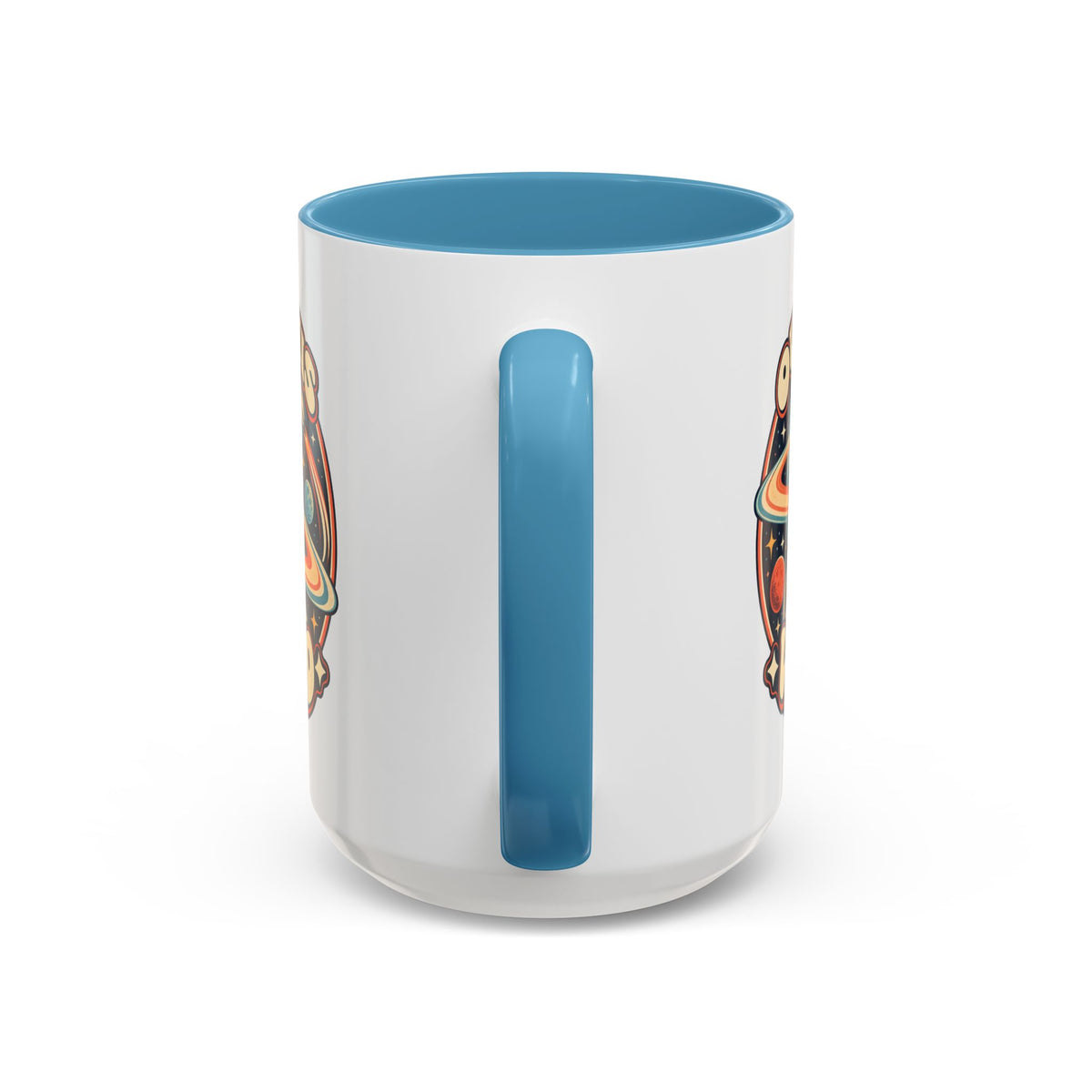 Space Cadet — Custom Pet Portrait Accent Mug