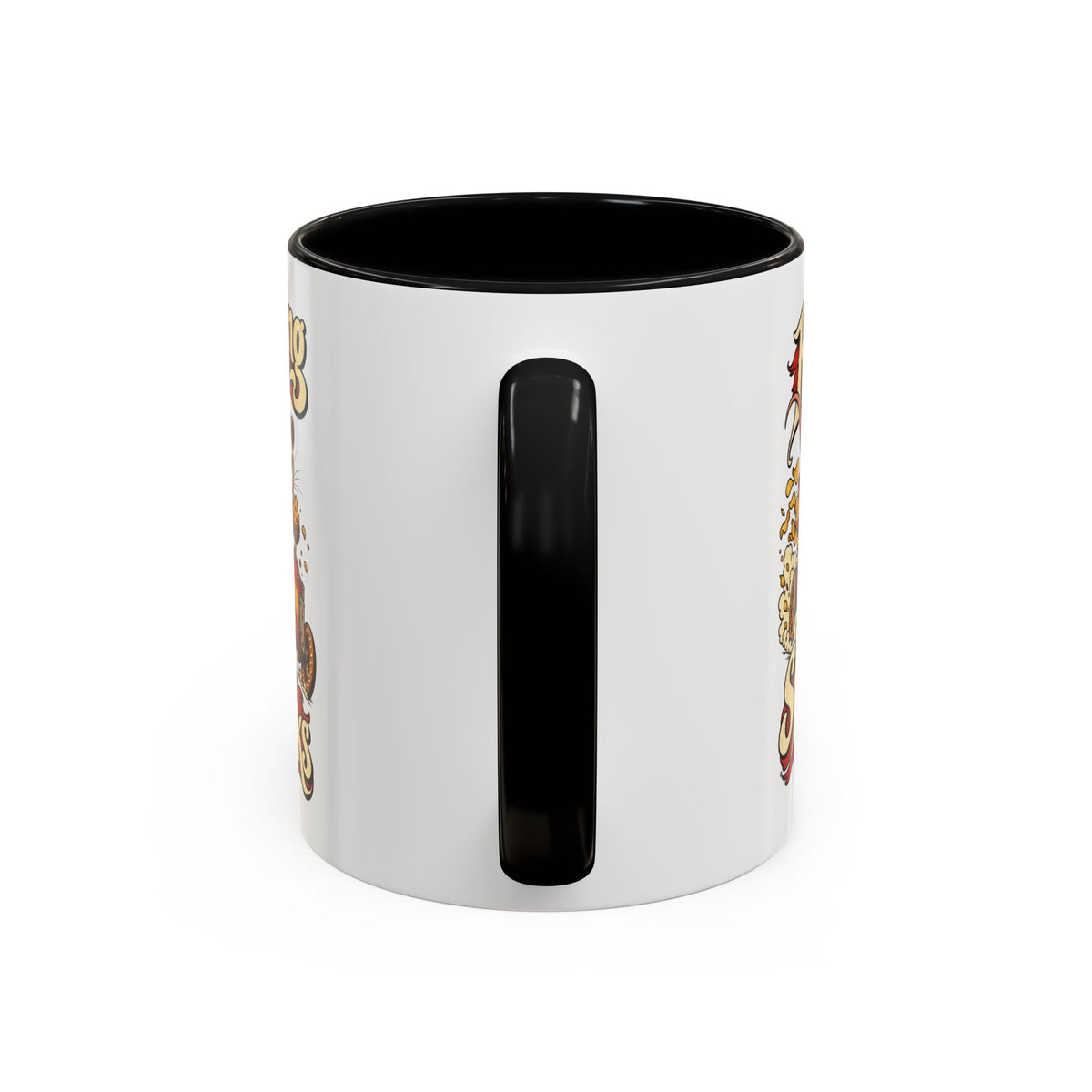Running on Spite and Snacks — Accent Mug