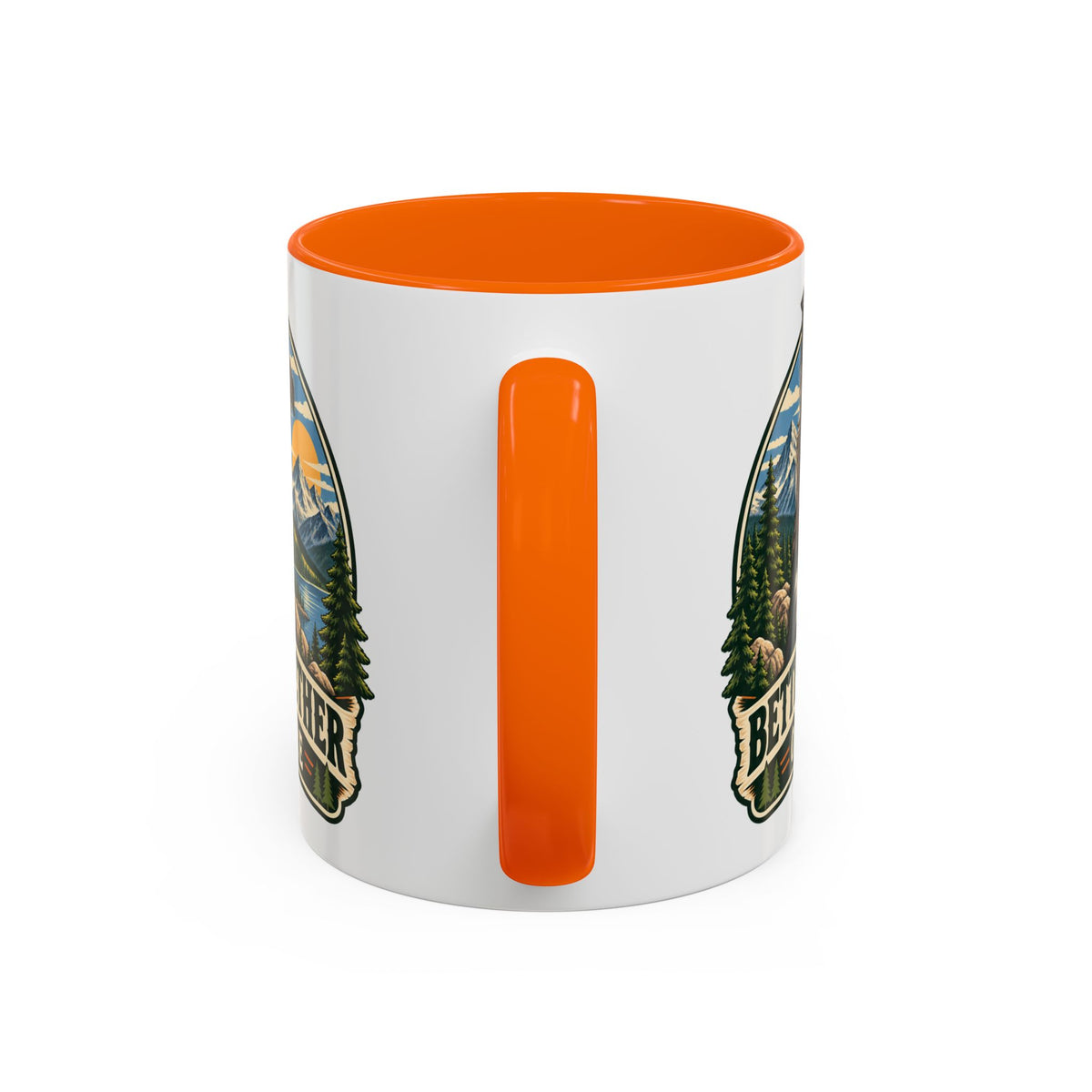 Adventure Buddy — Custom Pet Portrait Accent Mug