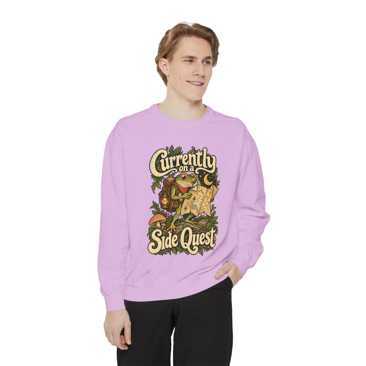 Currently on a Side Quest — Garment-Dyed Crewneck