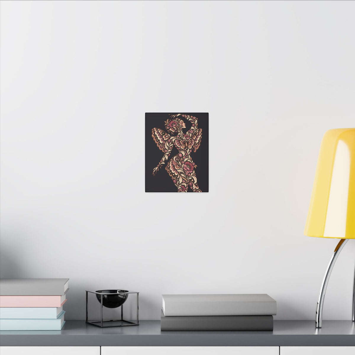 Velvet Wings Reverie — Matte Stretched Canvas