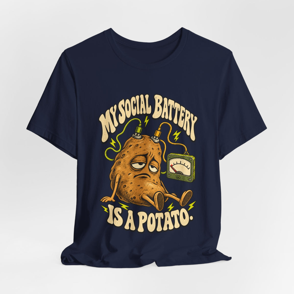 My Social Battery Is a Potato — Unisex Tee