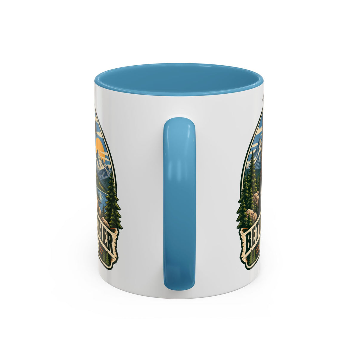 Adventure Buddy — Custom Pet Portrait Accent Mug