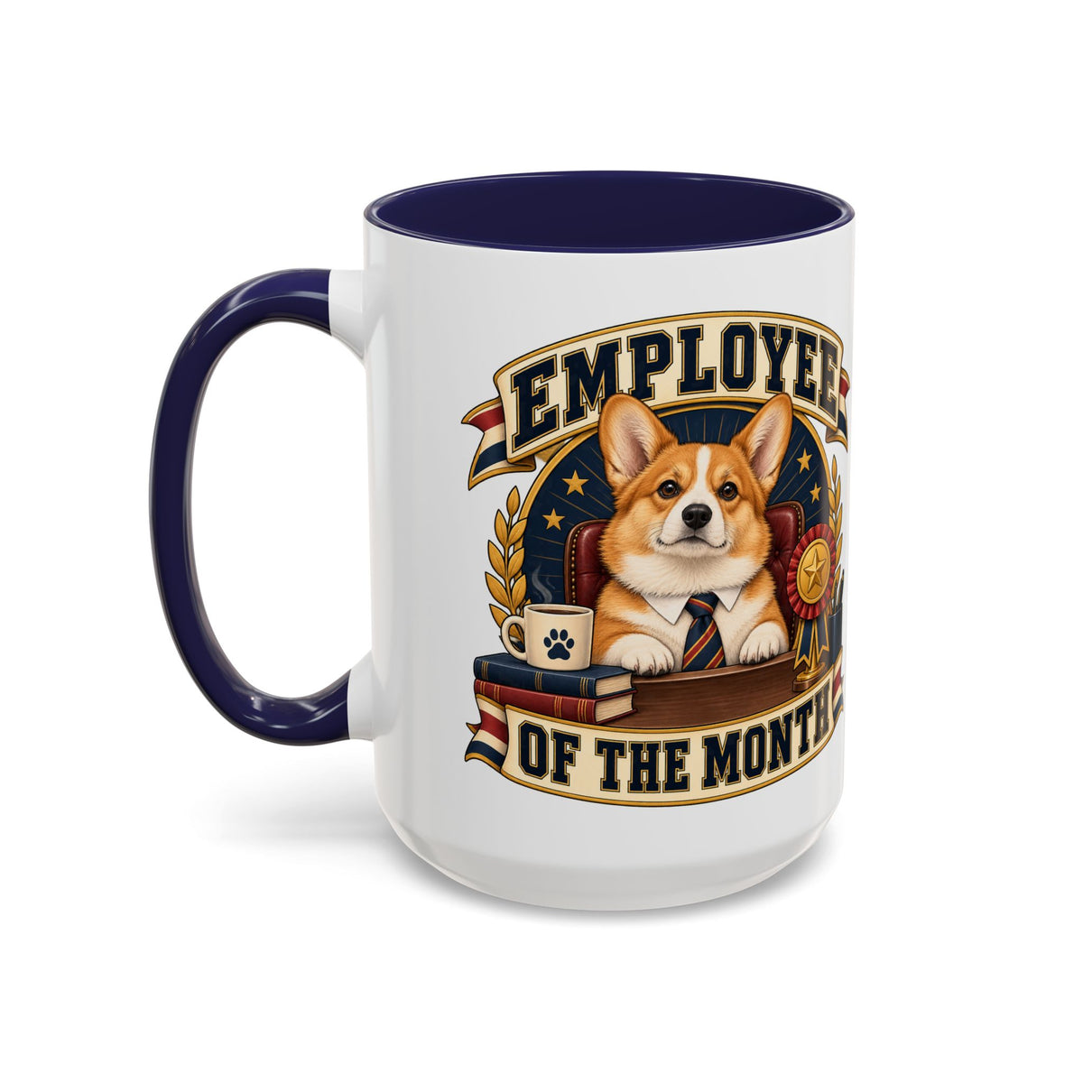 Employee of the Month — Custom Pet Portrait Accent Mug