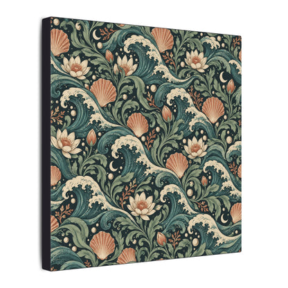 Lunar Tide Pattern — Matte Stretched Canvas