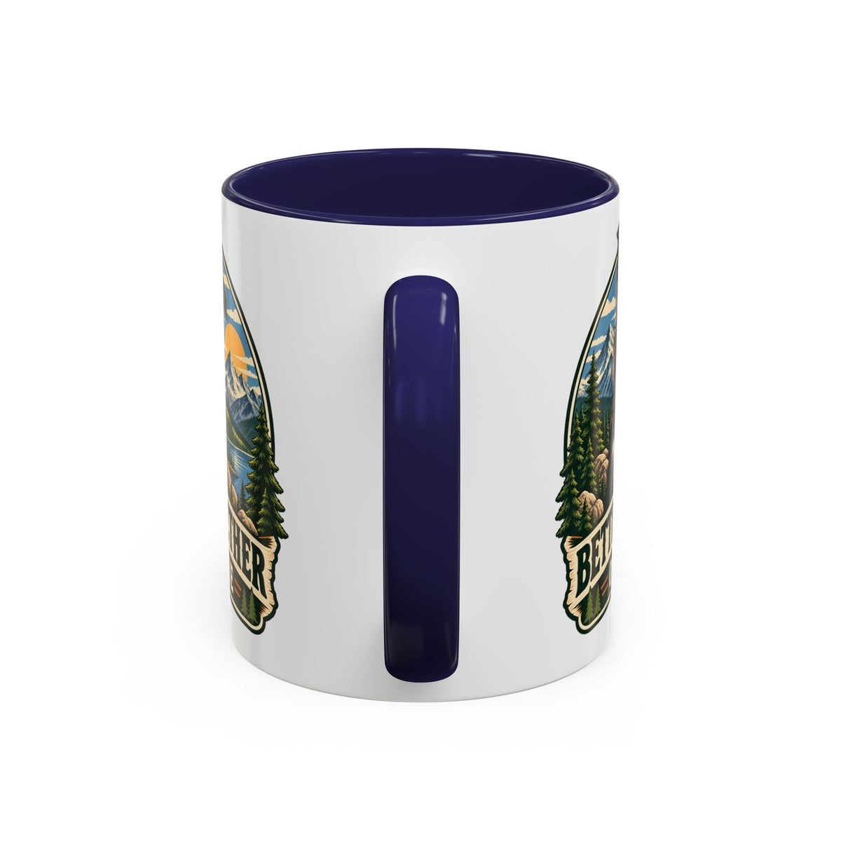 Adventure Buddy — Custom Pet Portrait Accent Mug