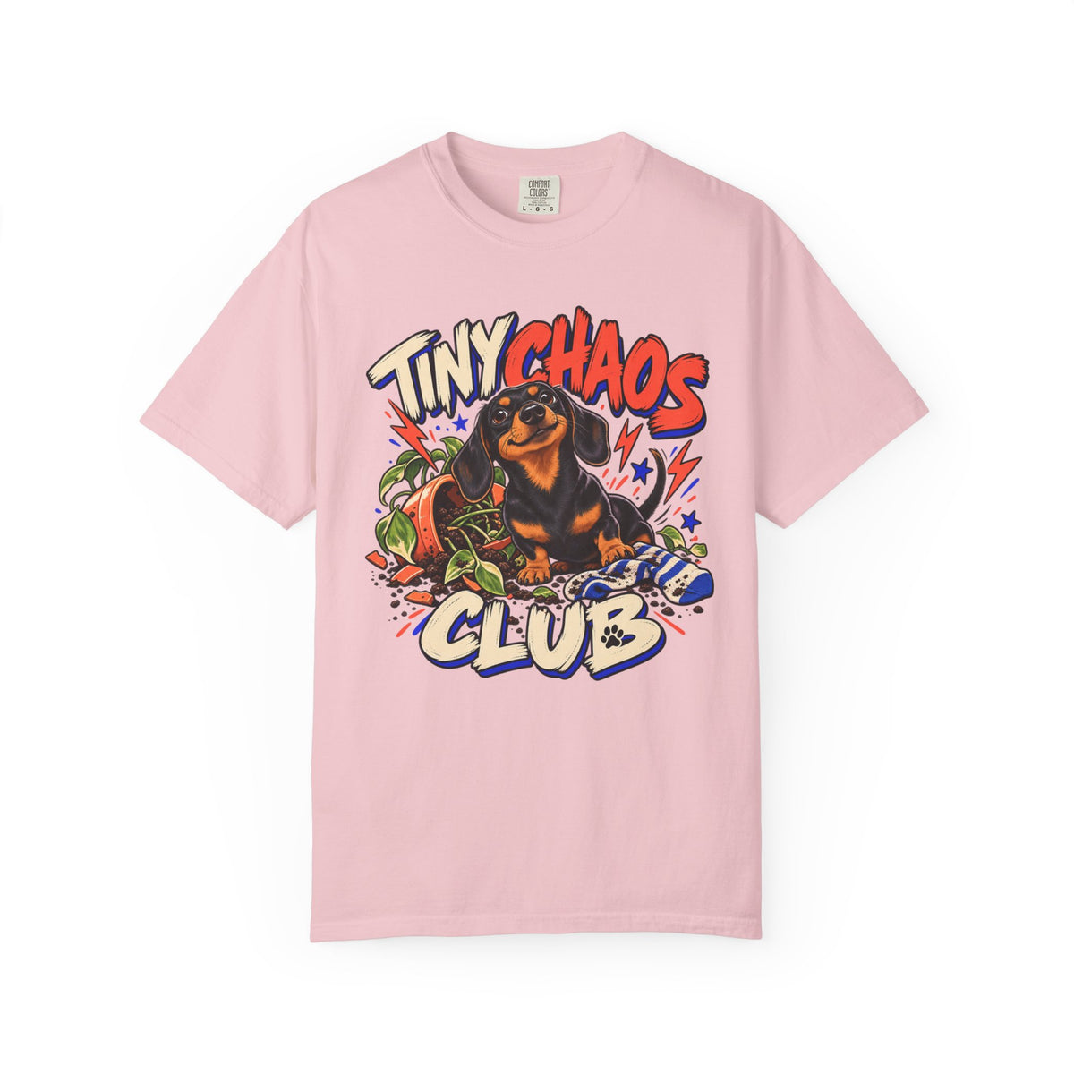 Tiny Chaos Club — Custom Pet Portrait Premium Tee
