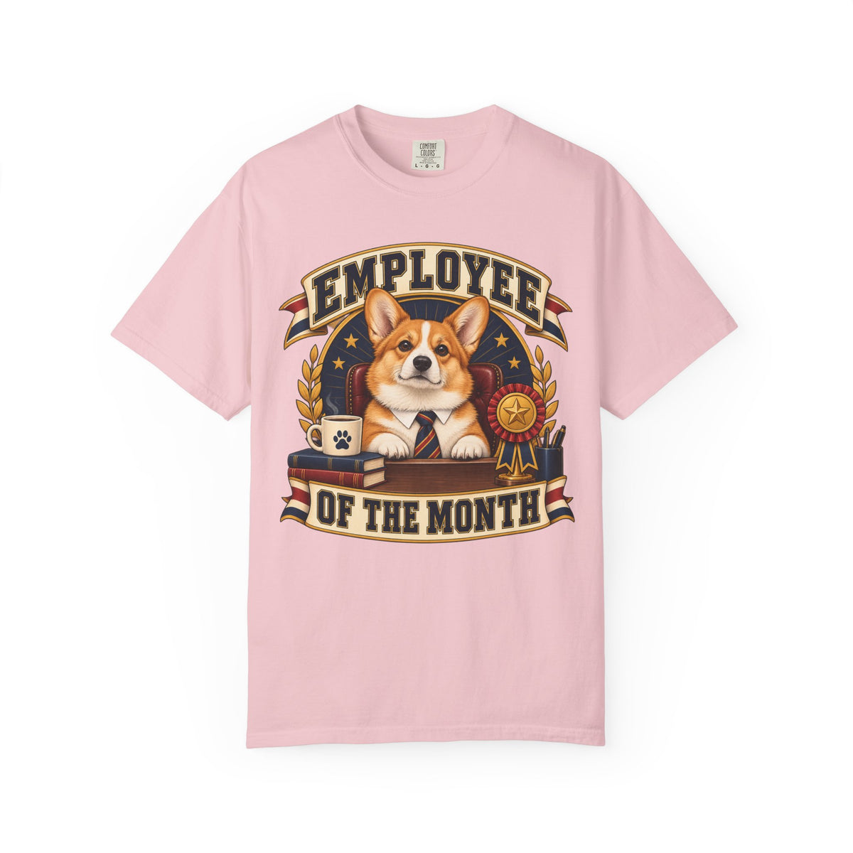 Employee of the Month — Custom Pet Portrait Premium Tee