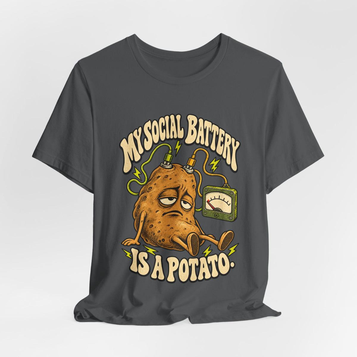 My Social Battery Is a Potato — Unisex Tee