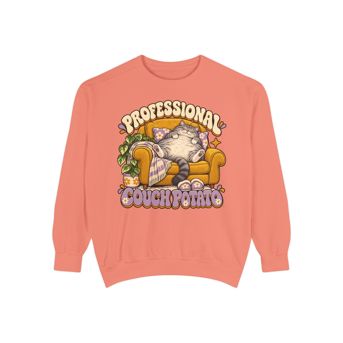 Couch Potato — Custom Pet Portrait Crewneck