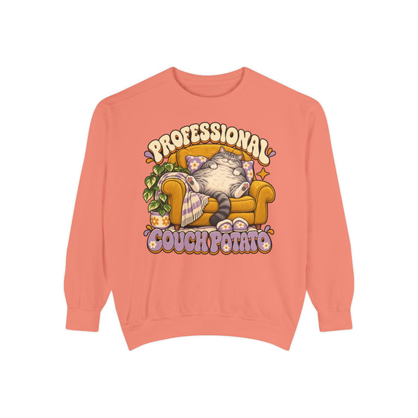 Couch Potato — Custom Pet Portrait Crewneck