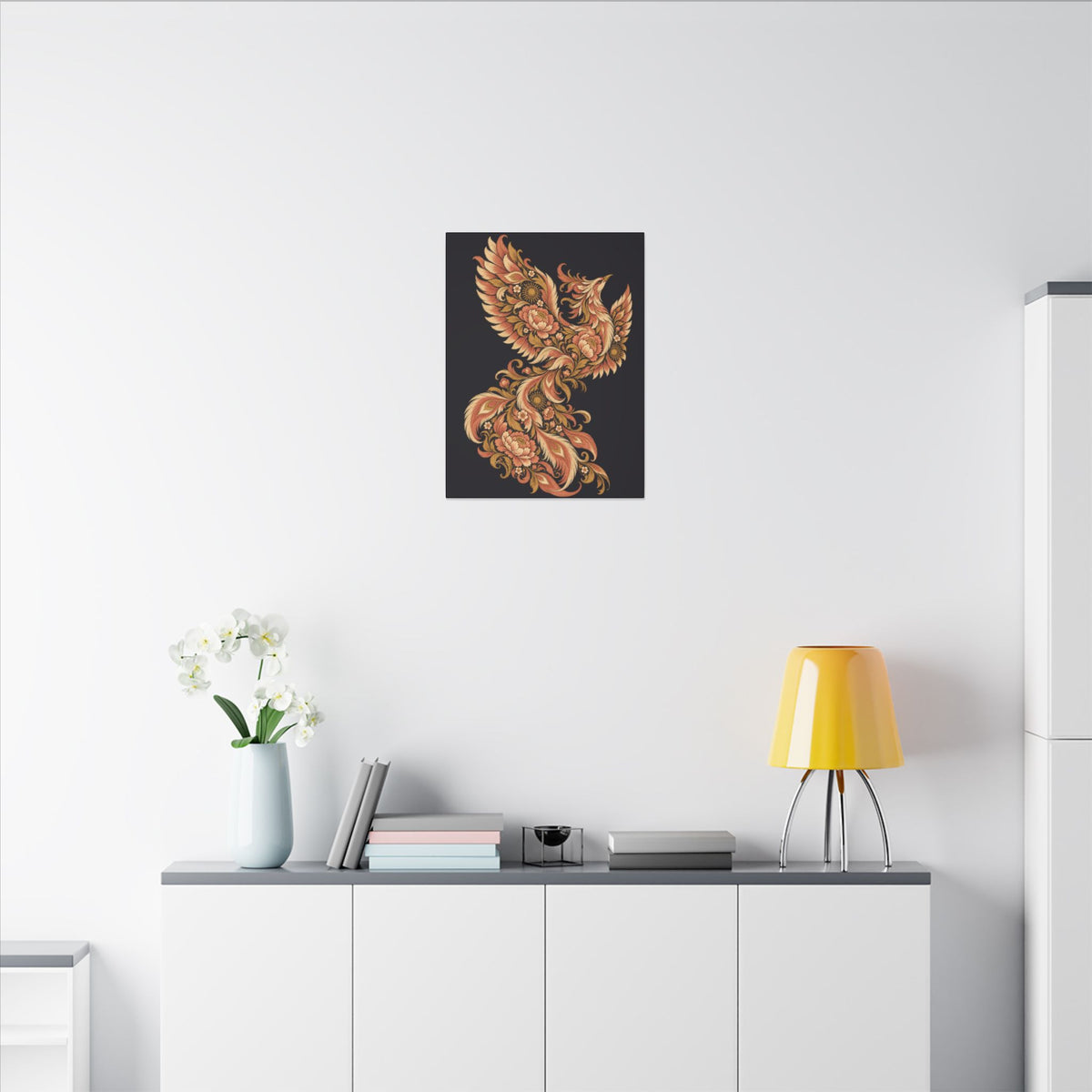 Phoenix Rising — Matte Stretched Canvas