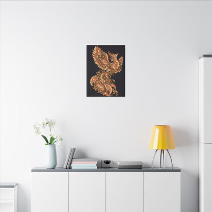 Phoenix Rising — Matte Stretched Canvas