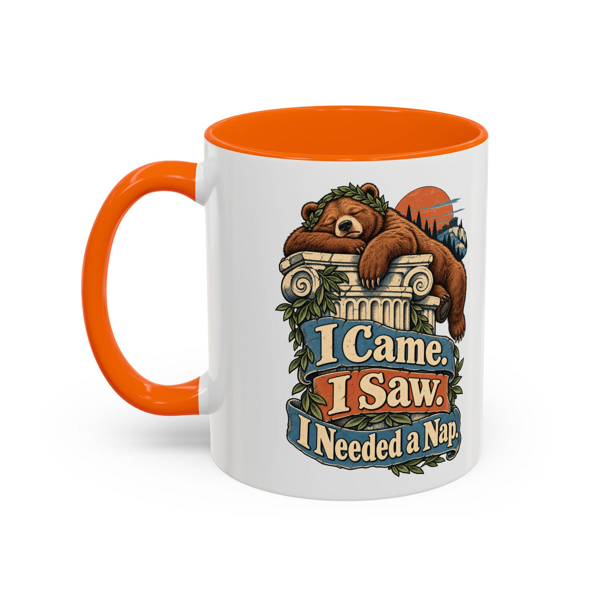 I Came. I Saw. I Needed a Nap. — Accent Mug
