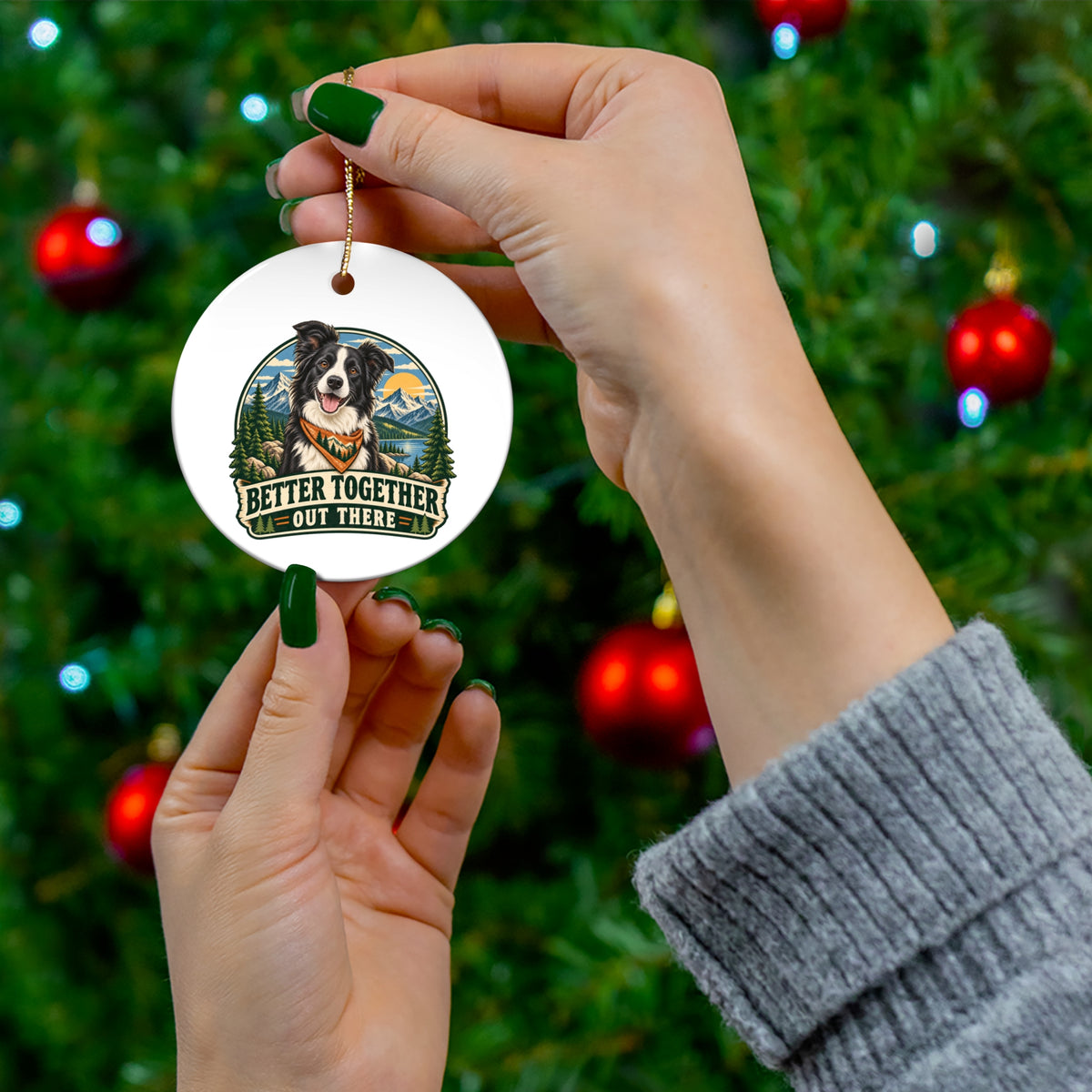 Adventure Buddy — Custom Pet Portrait Keepsake Ornament