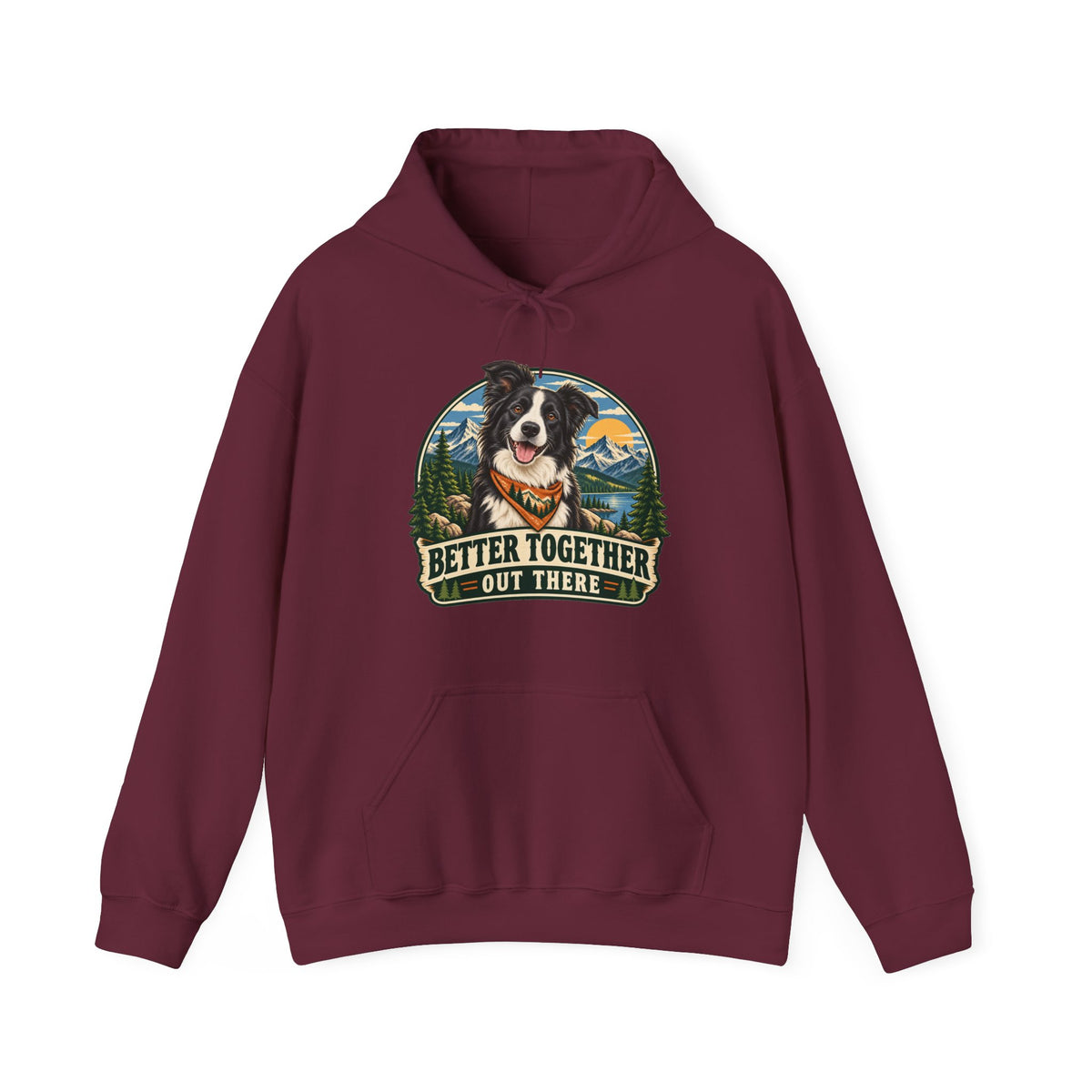 Adventure Buddy — Custom Pet Portrait Hoodie