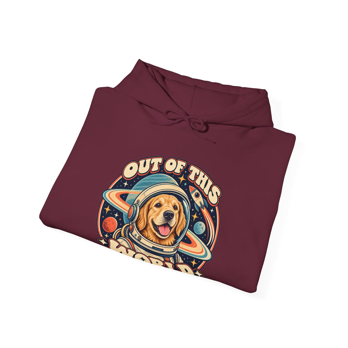 Space Cadet — Custom Pet Portrait Hoodie