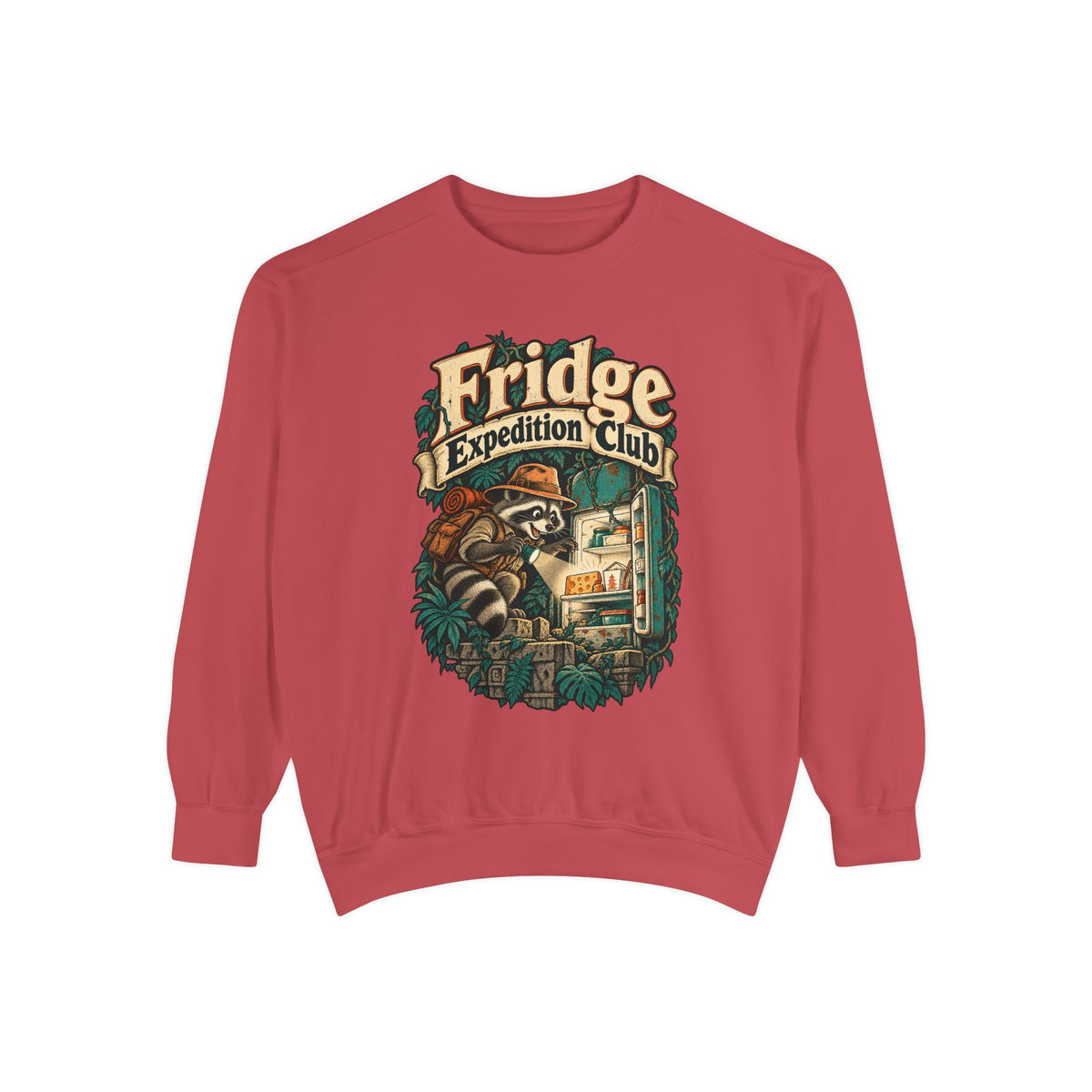 Fridge Expedition Club — Garment-Dyed Crewneck