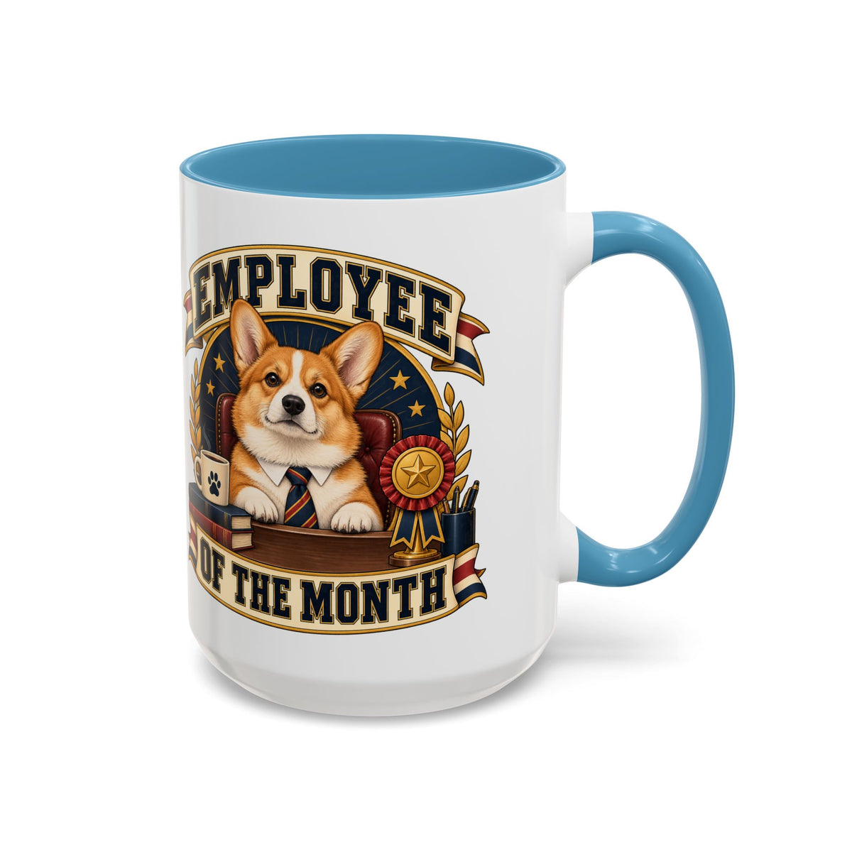 Employee of the Month — Custom Pet Portrait Accent Mug