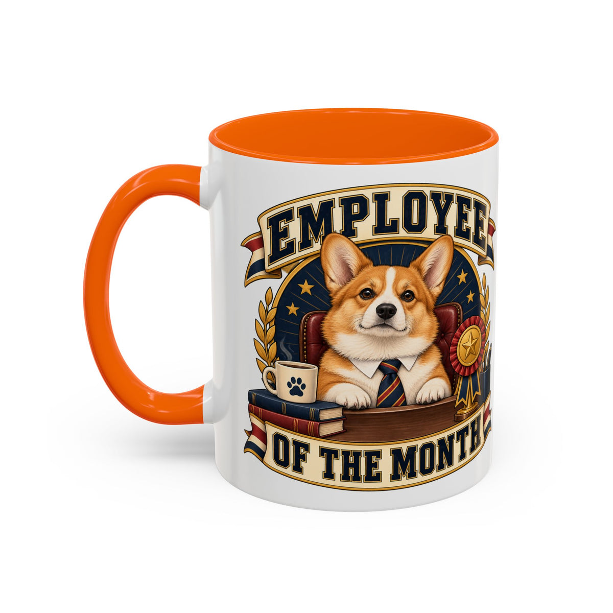 Employee of the Month — Custom Pet Portrait Accent Mug