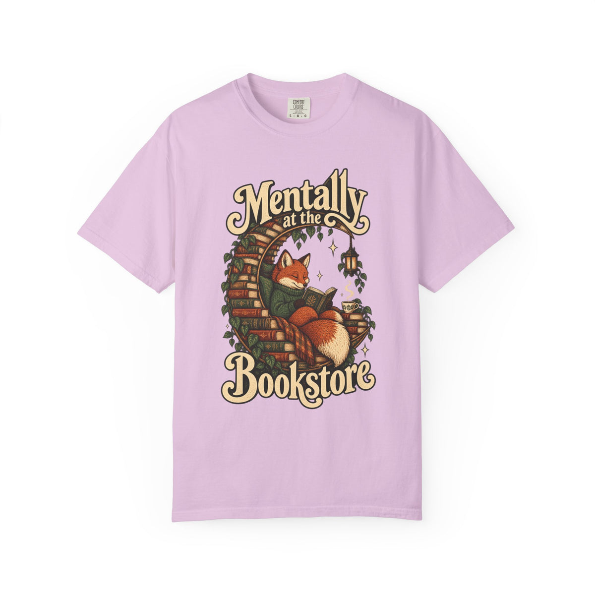 Mentally at the Bookstore — Garment-Dyed Tee