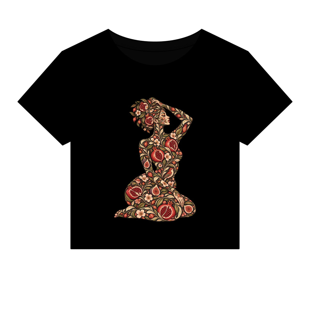 Wild Orchard Reverie — Micro Rib Baby Tee