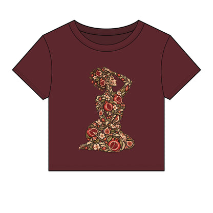 Wild Orchard Reverie — Micro Rib Baby Tee
