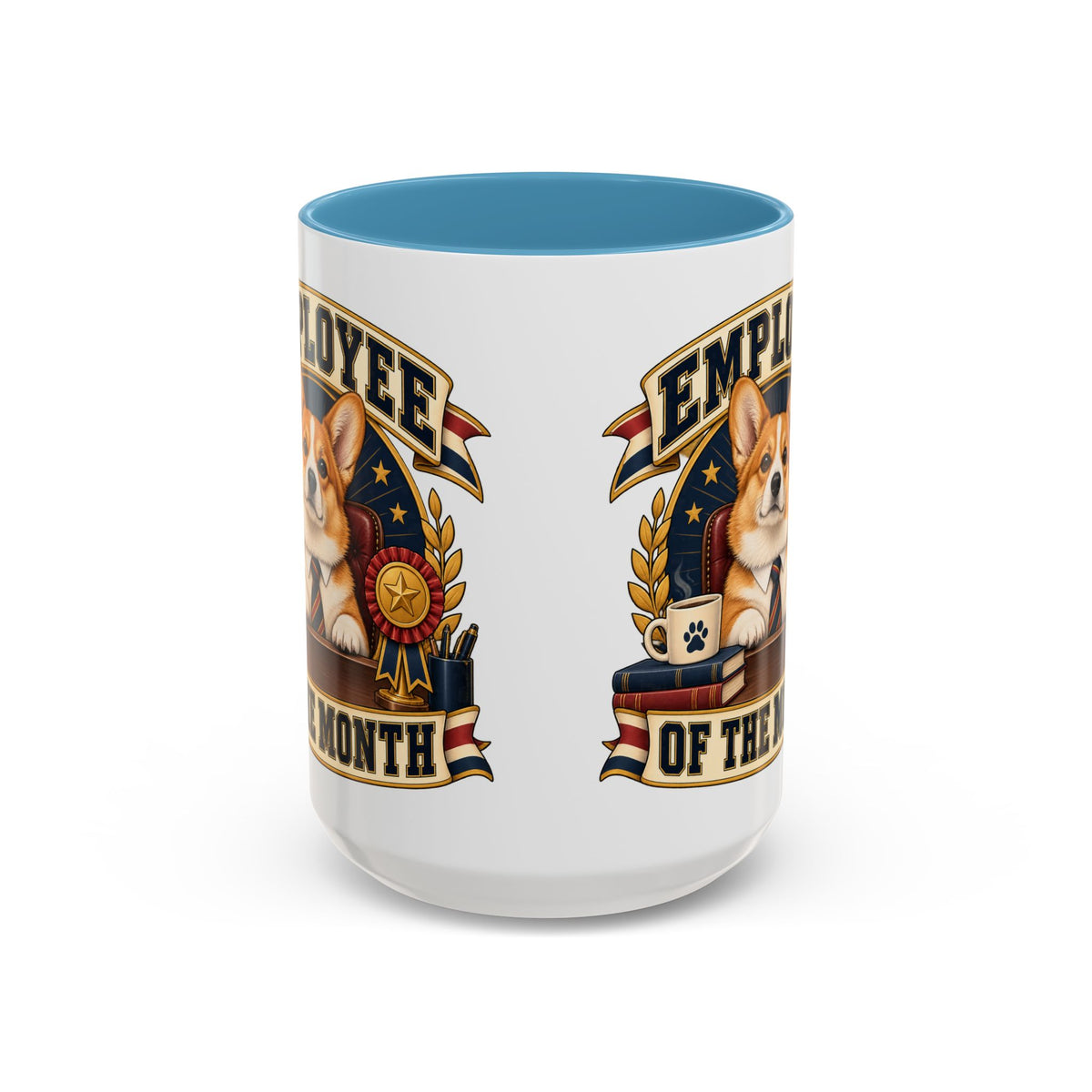 Employee of the Month — Custom Pet Portrait Accent Mug