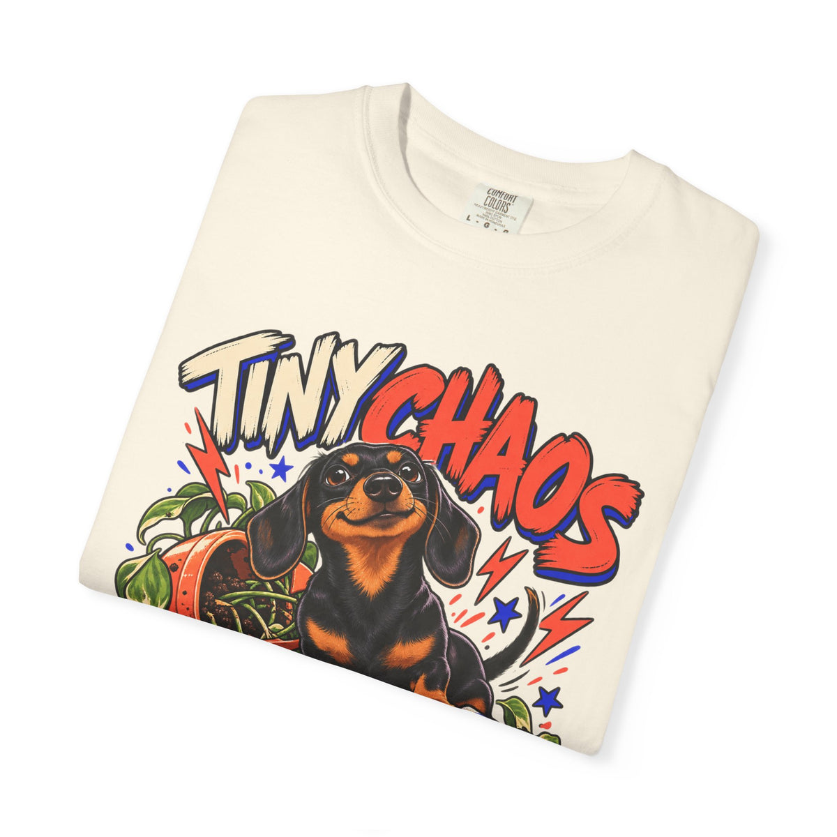 Tiny Chaos Club — Custom Pet Portrait Premium Tee