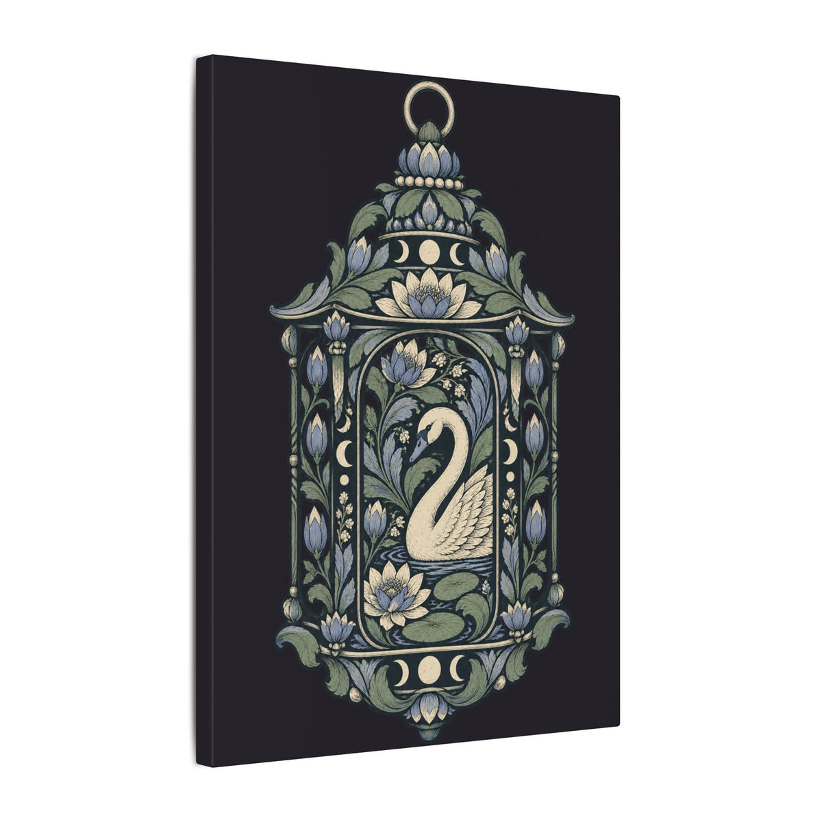 Moonwater Lantern — Matte Stretched Canvas
