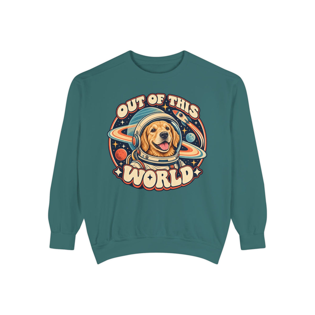 Space Cadet — Custom Pet Portrait Crewneck