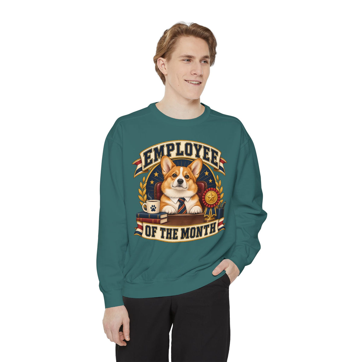Employee of the Month — Custom Pet Portrait Crewneck