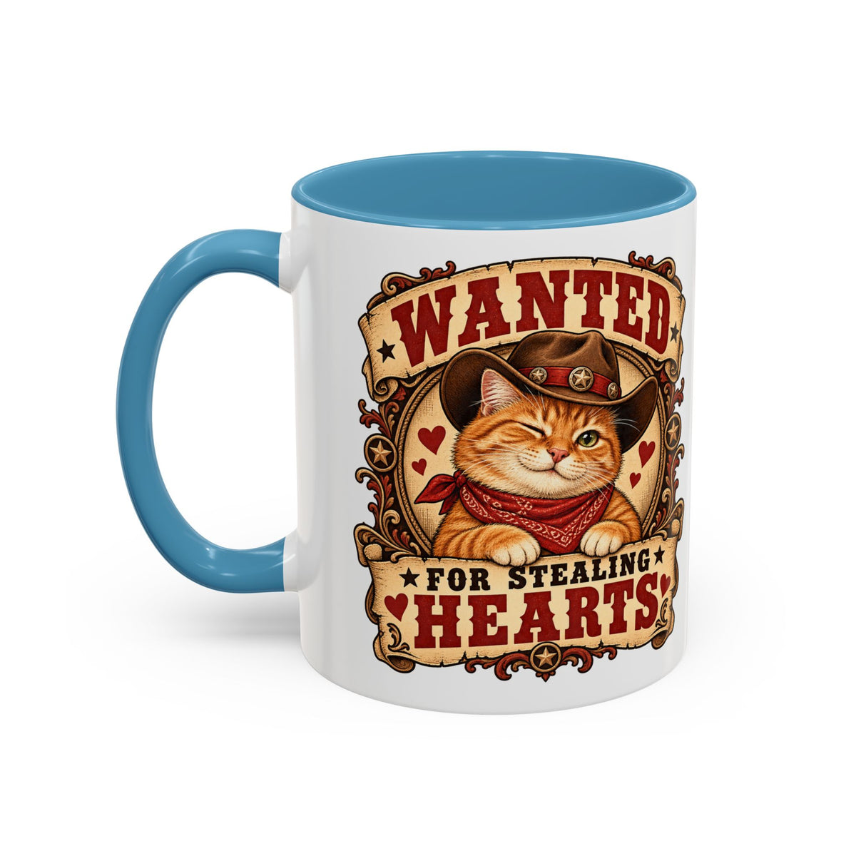Heart Thief — Custom Pet Portrait Accent Mug
