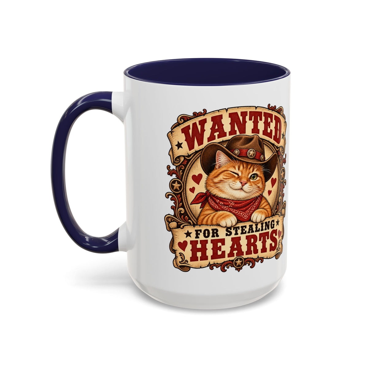 Heart Thief — Custom Pet Portrait Accent Mug