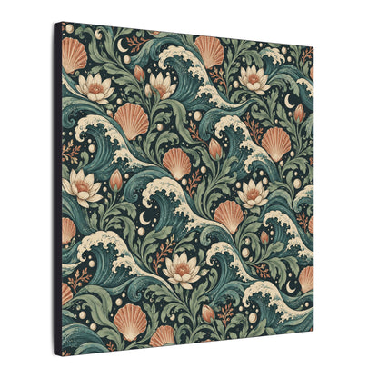 Lunar Tide Pattern — Matte Stretched Canvas